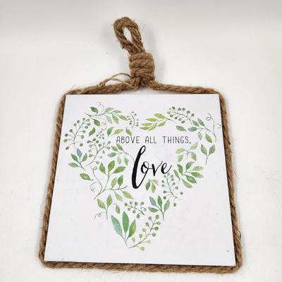 FANTASTIC "SIGN OF THE TIMES" TRIVET WALL HANGING
