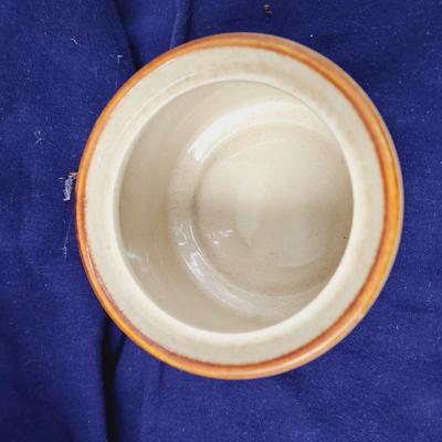 ALPINE MOUNTAIN STONE WARE CONTAINER