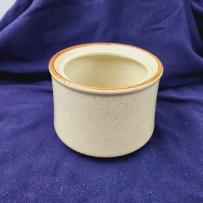 ALPINE MOUNTAIN STONE WARE CONTAINER