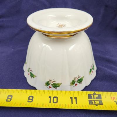 ROYAL LIMITED HOLLY HOLIDAY NUT / CANDY DISH