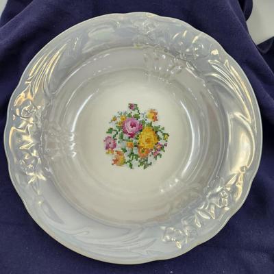 CROWN POTTERY LUSTERWARE SERVING BOWL