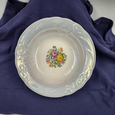 CROWN POTTERY LUSTERWARE SERVING BOWL