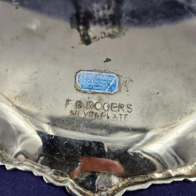 F B ROGERS SILVER PLATE SERVING PLATTER