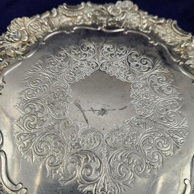 F B ROGERS SILVER PLATE SERVING PLATTER