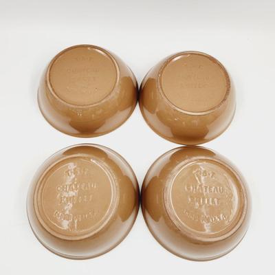 VINTAGE TST CHATEAU BUFFET 4 SET OF MATCHING CERAMIC BOWLS