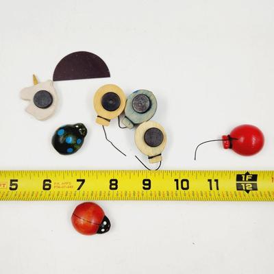 BUNDLE OF MAGNETS - UNICORNS - BALLOONS & RAINBOWS