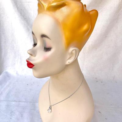 LOT 110 Manakin Head Spiked Hair Eyelashes Pierce Ears