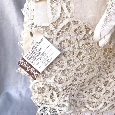 LOT 113 Group 3 Antique Battenberg Lace & Linen Table Cloths