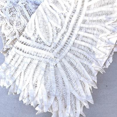 LOT 113 Group 3 Antique Battenberg Lace & Linen Table Cloths