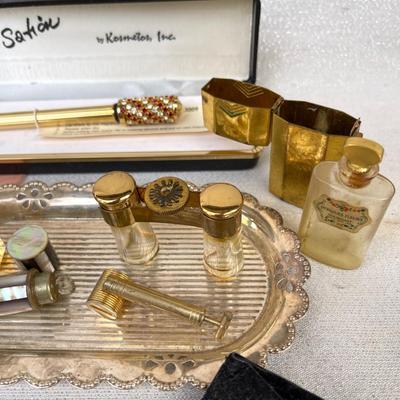 LOT 127 Vintage Miniature Perfume Group Chanel #5 Novelty Binoculars Bottles