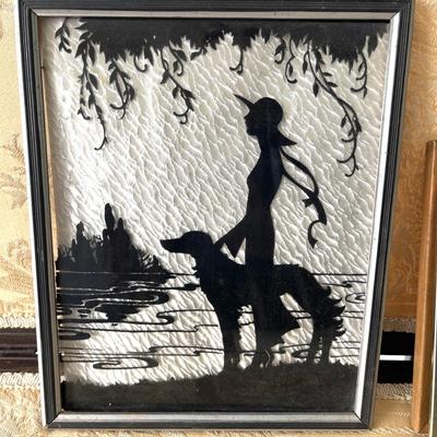 LOT 128 Collection of Frame Silhouettes Circa 1930s & 1940s