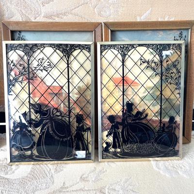 LOT 128 Collection of Frame Silhouettes Circa 1930s & 1940s