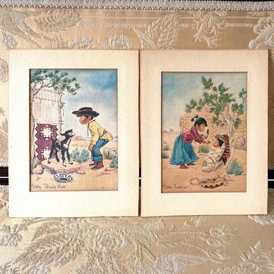 LOT 129 Native American Prints by Vera Louise Drysdale