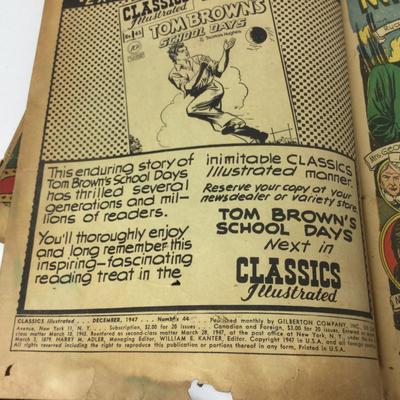 979 Classics Illustrated Comic Lot 1940â€™s Mysteries of Paris