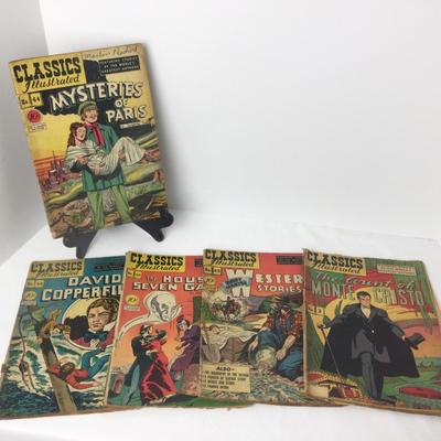 979 Classics Illustrated Comic Lot 1940â€™s Mysteries of Paris