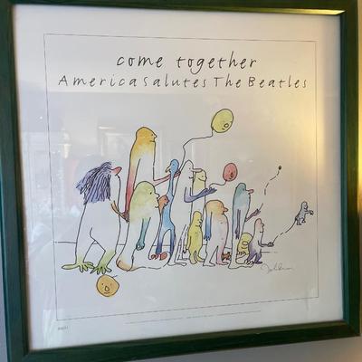 Come Together america ySalutes The Beatles LENONO Ltd Edition Print Lithograph