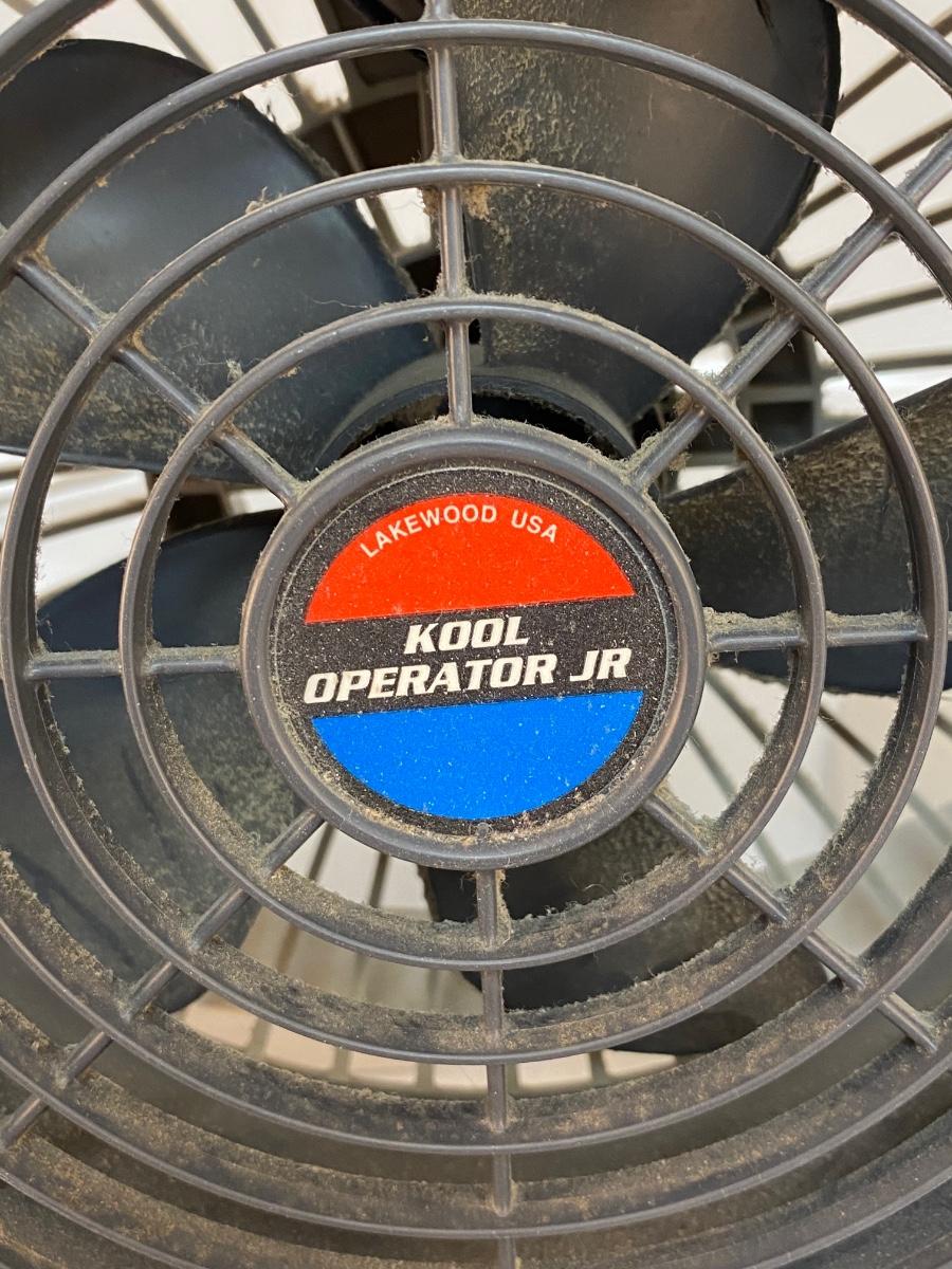 Small Personal Size Three Speed Fan Kool Operator Jr Lakewood USA