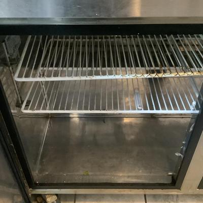 106 KOOL-IT Stainless Steel Two Door Work Top Refrigerator