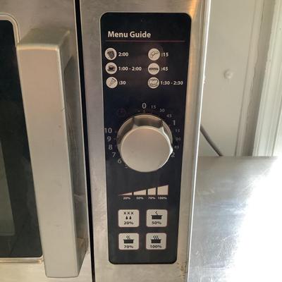 122 AMANA Medium Volume Stainless Steel Commercial Microwave