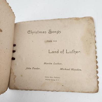 TURN OF THE CENTURY LUTHERN CHRISTMAS SONG BOOK