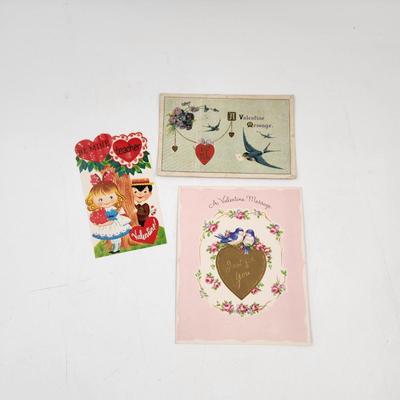 VINTAGE VALENTINES DAY POSTCARDS & CARDS