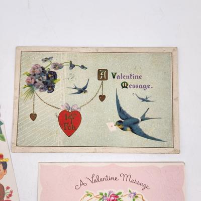 VINTAGE VALENTINES DAY POSTCARDS & CARDS