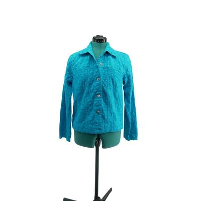 Turquoise Chico's Coat S