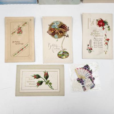 VINTAGE BIRTHDAY POST CARDS & CARDS