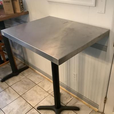 127 Sani-Safe Stainless Steel Bar/ Cocktail Table