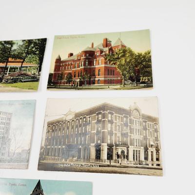 VINTAGE TOPEKA KANSAS POSTCARD BUNDLE
