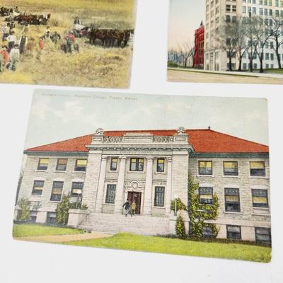 VINTAGE TOPEKA KANSAS POSTCARD BUNDLE