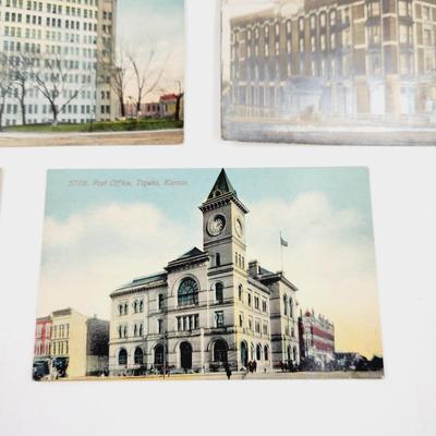 VINTAGE TOPEKA KANSAS POSTCARD BUNDLE