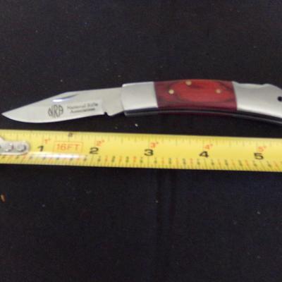 3 FOLDING KNIVES; IMPERIAL PROV. R.I. USA, CAMILLUS NEW YORK USA 72, NRA.