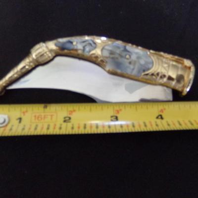8 1/2" ALBACETE INOX FOLDING KNIFE. 5" FOLDED