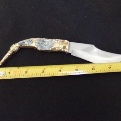8 1/2" ALBACETE INOX FOLDING KNIFE. 5" FOLDED