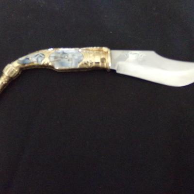 8 1/2" ALBACETE INOX FOLDING KNIFE. 5" FOLDED