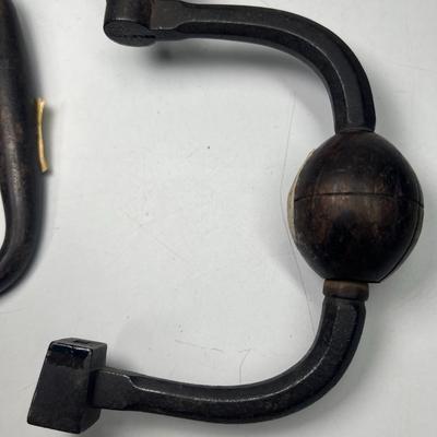 Pair of Antique Gentlemen's Bit Brace Hand Auger Drills