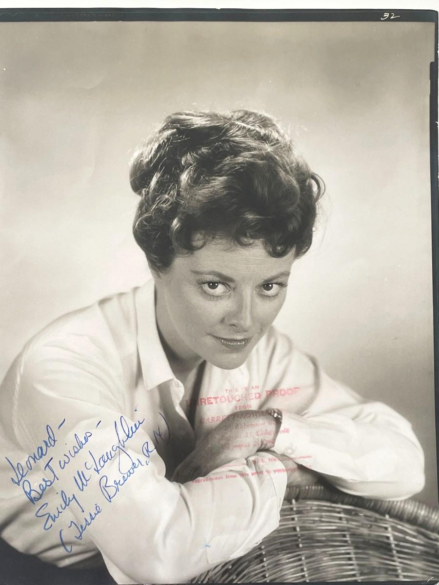 Emily McLaughlin signed photo