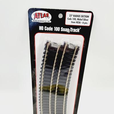 ATLAS HO CODE SNAP TRACK #836 22" RADIUS SECTION