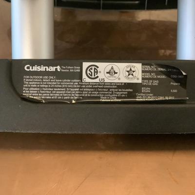 151 NEW Cuisinart Camp Grill With Cover and Mesquite Chips
