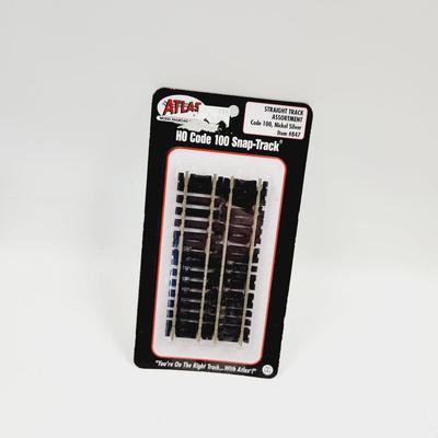 ATLAS HO CODE 100 SNAP TRACK STRAIGHT TRACK ASSORTMENT