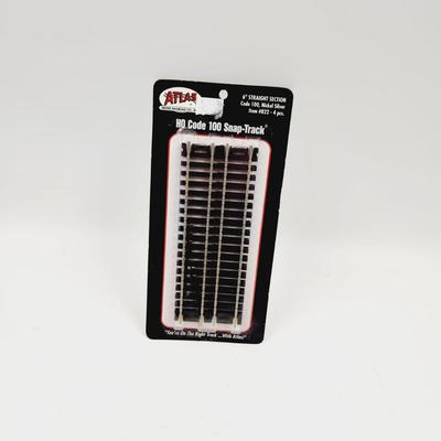 ATLAS HO CODE 100 SNAP TRACK - 6" STRAIGHT SECTION