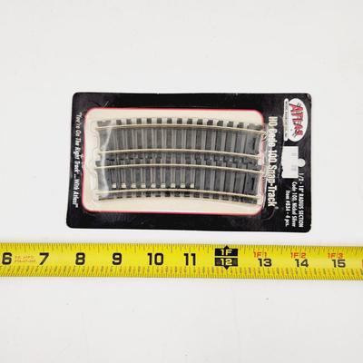 ATLAS HO CODE 100 SNAP TRACK - 1/2 18" RADIUS SECTION #834 - 4 PC