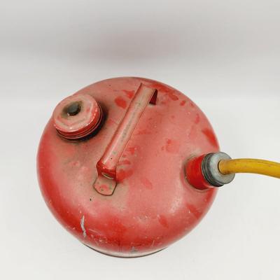 VINTAGE EAGLE GALVANIZED 2.5 GALLON GAS CAN