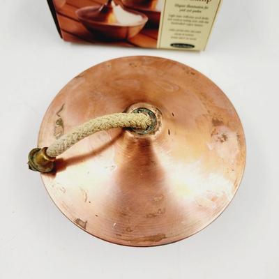 COPPER OUTDOOR OIL LAMP