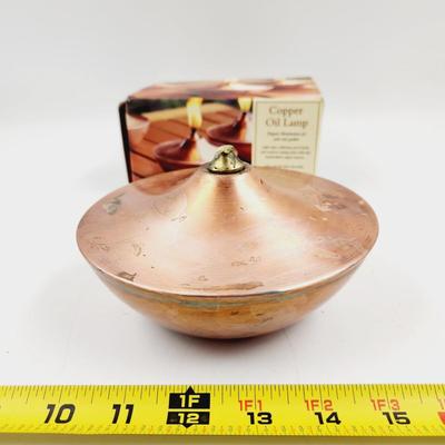 COPPER OUTDOOR OIL LAMP