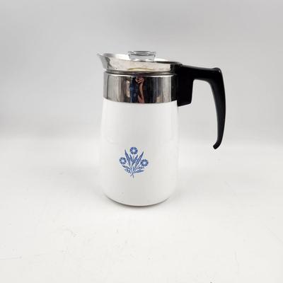 CORELLE BLUE CORN FLOWER 6 CUP HOT BEVERAGE CONTAINER