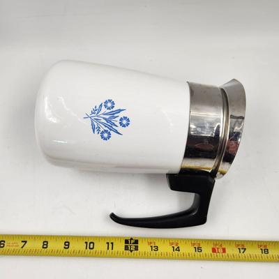 CORELLE BLUE CORN FLOWER 6 CUP HOT BEVERAGE CONTAINER