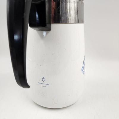 CORELLE BLUE CORN FLOWER 6 CUP HOT BEVERAGE CONTAINER