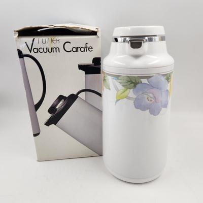 1 LITER FLOWERED INSULATED BEVERAGE CARAFE